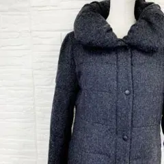 m’s select エムズセレクト ダウンコート ロング丈 38黒 ブラックのサムネイル