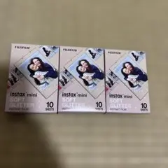 富士フイルム(FUJIFILM) インスタントカメラ チェキ用フィルム10枚*3