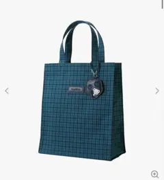 familiar トートバッグ 青系ファミリアチェック