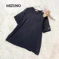MIZUNO ミズノ 半袖 Tシャツ XL ブラック コットン スポーツ
