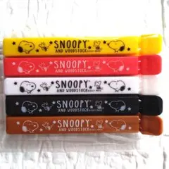 スヌーピー　SNOOPY マグネット付クリップ　5本