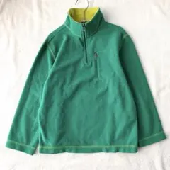 ✨未使用✨タグ付き【エルエルビーン】フリース ハーフジップ ハイネック 110