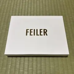 FEILER 黒地花柄ハンカチ30cm×30cm