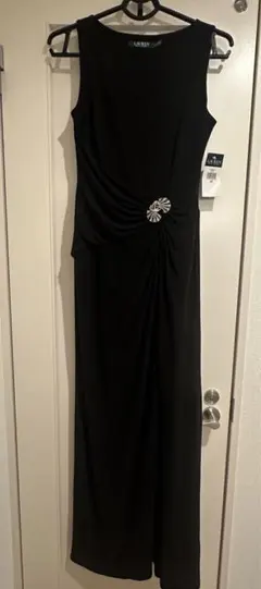 未使用級 ラルフローレン フォーマルワンピース Aライン ベルト