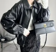 Ada. フェイクレザーショートジャケットのサムネイル