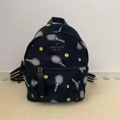 新品　未使用　ケイトスペード　リュック　バックパック　テニス柄　ミニリュック