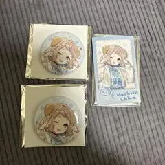 にじさんじ わんにゃんDays2 町田ちま チェキ風カード&缶バッジ