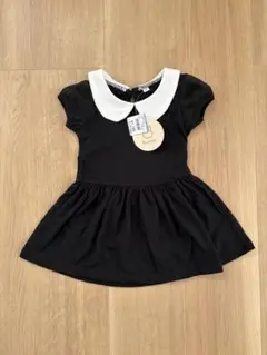 黒　襟付き　ワンピース 80cm