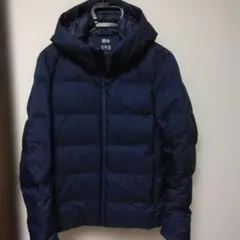 UNIQLO シームレスダウンパーカー ネイビーSサイズのサムネイル