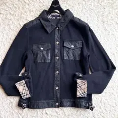 超希少✨️BURBERRY ノバチェック ニット シャツ ジャケット Y2K