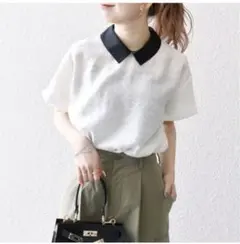 a*t様 ✨お買い得✨新品未使用品✨ SHIPS any 半袖シャツ ホワイト・のサムネイル