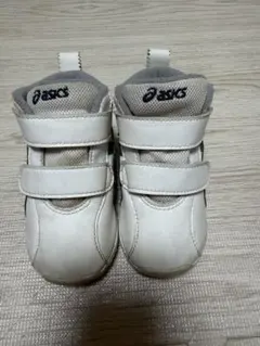 asics キッズスニーカー ホワイト　15センチ
