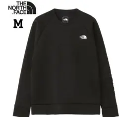 ザノースフェイス　静電気ケア スウェット M 黒エンボスロゴ　無臭