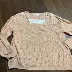 Samansa Mos2 ピンク サマーニット