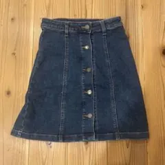 バーバリーブルーレーベル 金ボタン デニムスカート 36 正規品 - メルカリ