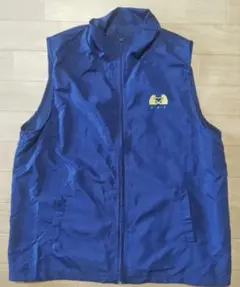 ネイビー ジッパー付きベスト