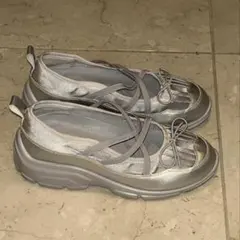 バレエコア 韓国/ 24cm 厚底スニーカー