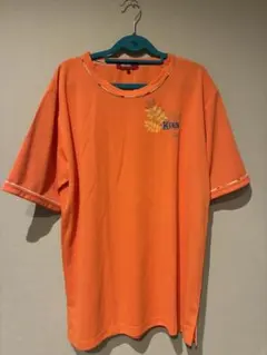 【希少/日本製】KENZO GOLF TシャツXLオレンジ ボタニカルのサムネイル