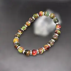 【限定】天然石パワーストーン　ギャラクシータイガーアイブレスレット　8㎜