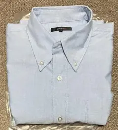 AITOZ ボタンダウン ドレスシャツ ライトブルー　M サイズ　未使用品