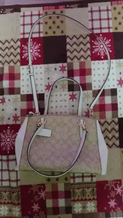ベ*ド様 COACH バタフライ柄 2way ショルダーバッグ - メルカリ