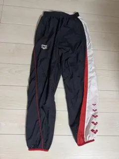 arena ジャージ パンツ レッド Lサイズ - メルカリ
