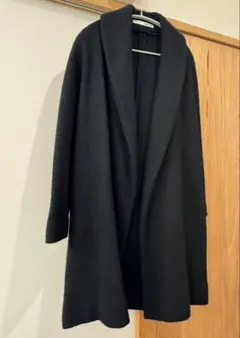 エバムエバ evam eva コート ガウン ブラック