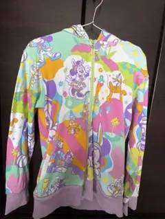 【中古】東京ディズニーリゾートイースターパーカー男女兼用Ｓ