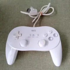 Wii クラシックコントローラー PRO ホワイト　白 純正品