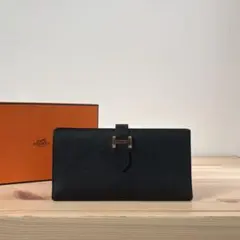 新品未使用　HERMES エルメス　ベアンスフレ 長財布 ウォレット　ノワールのサムネイル