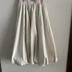 アイボリー バルーンシルエットスカート
