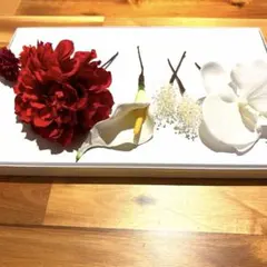 造花 ヘッドドレス 髪飾り ウェディング