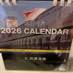 西濃運輸 2026年 卓上カレンダー カンガルー便のサムネイル