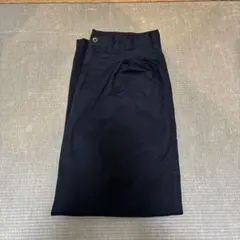 ユニクロ UNIQLO U タックワイドパンツ 黒W79