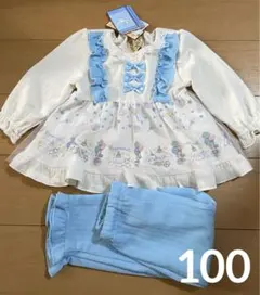 マジョリカ　シナモロール　長袖パジャマ　新品　100 Sanrioドレス