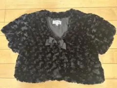 motherways黒 ボレロ カーディガン 150 発表会 結婚式