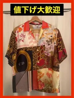 Dior シルク100% 開襟シャツ 夏 レディース メンズ スカーフ おすすめ