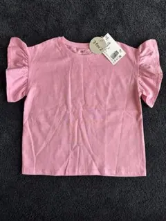【新品】H&M 袖フリル キッズ Tシャツ 120 130のサムネイル
