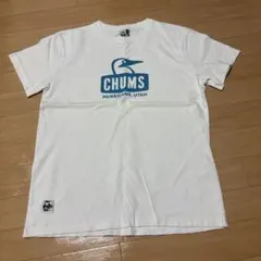 CHUMS Tシャツ ホワイト ロゴプリント　Sサイズのサムネイル