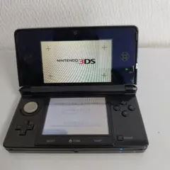 Nintendo 3DS ブラック/裏面グレー + ゲームソフト2点