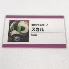 未使用 家庭教師ヒットマンREBORN! コレクションカード スカル