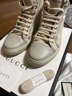 GUCCI GGキャンバス ハイカット スニーカー 426188 サイズ6.5