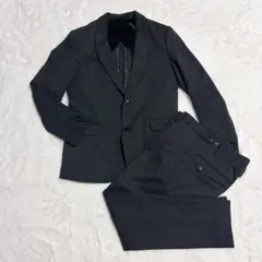 【極美品】nanoLIBRARY ナノユニバース スーツ　セットアップ　グレー