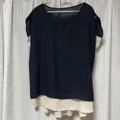 バイカラー シャツ