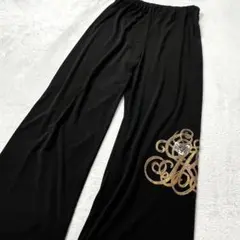 ストレッチイージーパンツ　ラメプリント