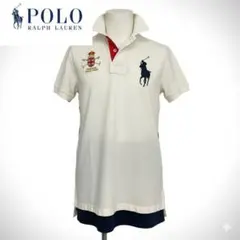 ポロラルフローレン 刺繍ポロシャツ Sサイズ 綿100%
