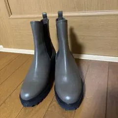 【美品】ダイアナ サイドゴアブーツ トラックソール 23.5 ダークベージュ