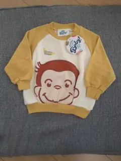 【新品未使用】ベビーザらス　おさるのジョージ トレーナー 90cm