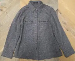 Leilian ボタン付きシャツ ブラウン系 レリアン　超美品 11号　y62