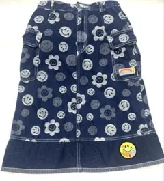 平成レトロ　ANGEL BLUE カーゴスカートsmile 130cmのサムネイル